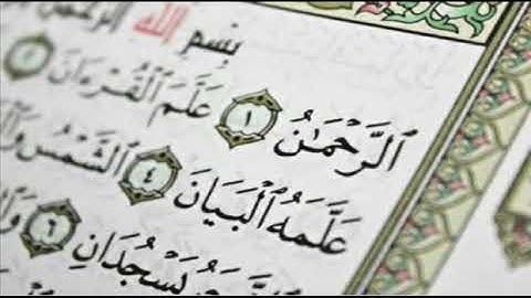 للشفاء والعلاج سورة الرحمان مكررة 9 مرات