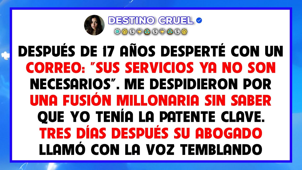 Me despidieron antes de una fusión de 750 millones y 3 días después su abogado llamó temblando
