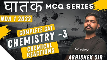 NDA Chemistry MCQ Day #3 Ghatak MCQ Series -  NDA Preparation2022 | Complete GAT | Learn With Sumit