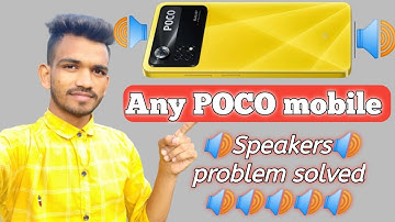 poco mobile speaker sound problem solved 🔊🔊