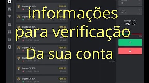 Como verificar a conta da Binomo?