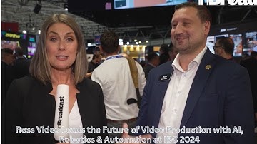 Ross Video Leads the Future of Video Production with AI, Robotics & Automation at IBC 2024