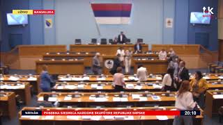 POSEBNA SJEDNICA Narodne skupštine Republike Srpske