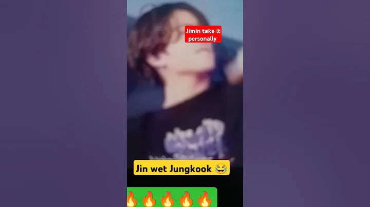 JIKOOK WATER FIGHT 💦 🔥😂subscribe for more #jikook #jimin #jungkook  #btshort