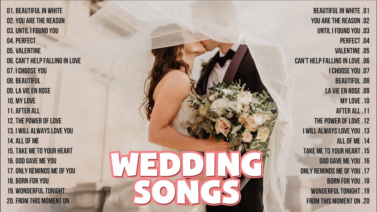 50 Most Popular Songs for Your Wedding Video