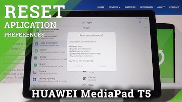 How to Reset App Preferences in HUAWEI MediaPad T5 - Restore Default Settings