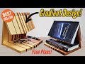 Gradient style pyramid book rest free plans  how to