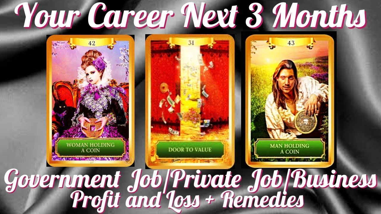 Hindi Pick a Card Tarot Reading - Apka Career Agle 3 Mahine Kaise Rehega?  Your Career Next 3 Months? - YouTube