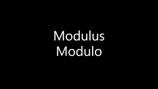 Arduino - Modulus/Modulo