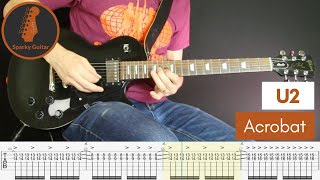 Acrobat  U2 guitar Cover 87 With Tabs