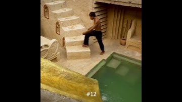 He Built a Secret Pool House by Hand!