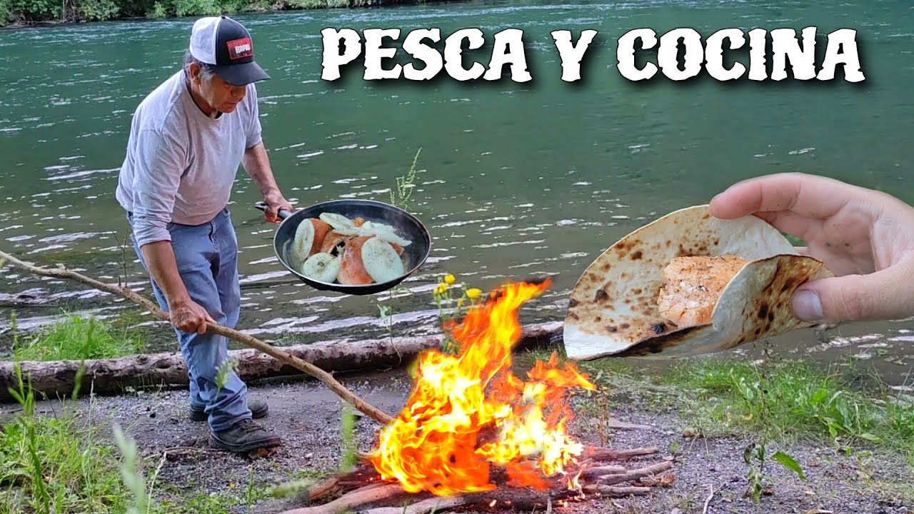 PESCA y COCINA a Orillas DEL Río // Sur de Chile / Baitcasting / Truchas/ TROUT/ LURES FLANDESMAN