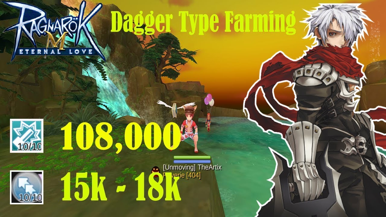 108k Sonic Blow Farming Build Assassin Cross Dagger Ragnarok