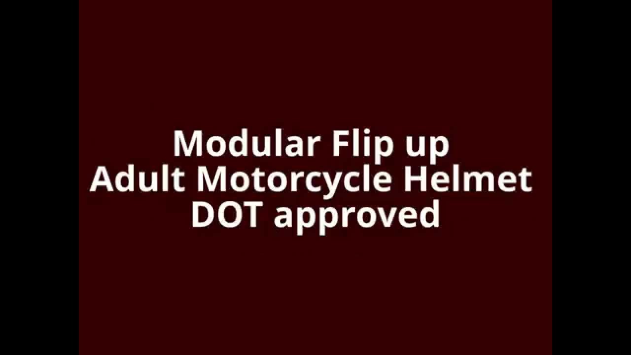 Metallic Wine Red Modular Flip up Motorcycle Helmet DOT 