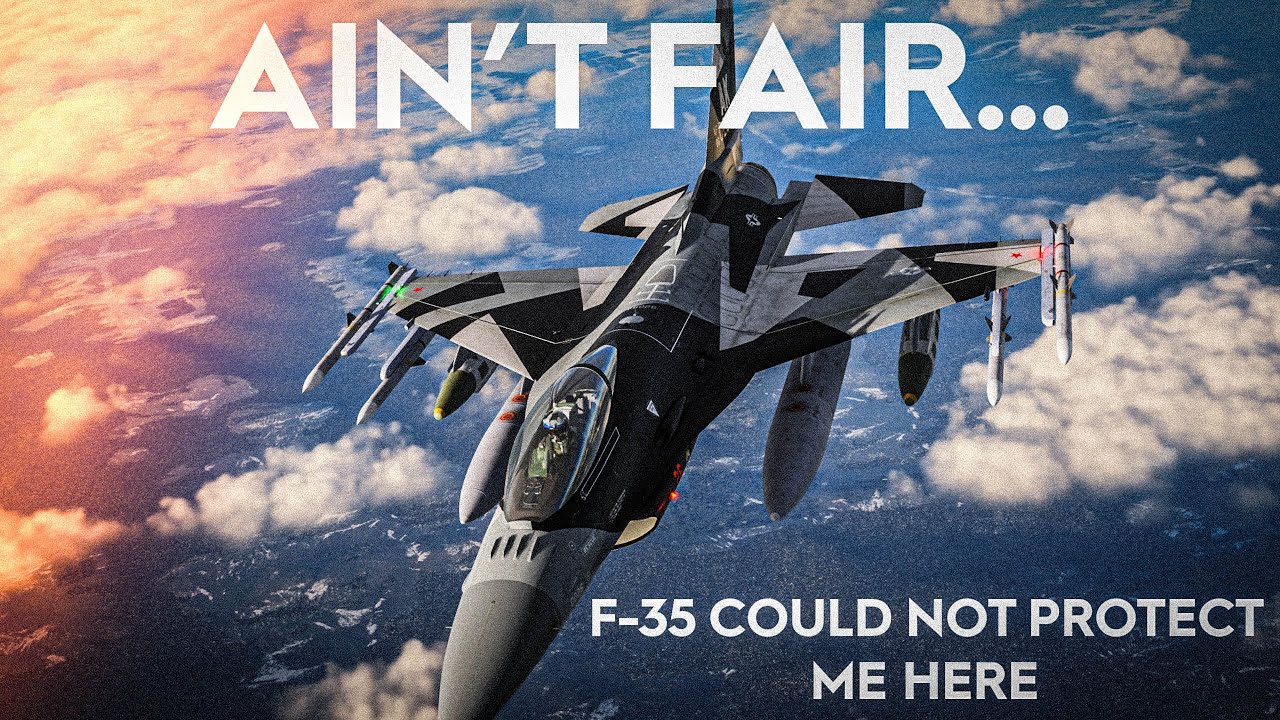 F-16 Deep Strike Into Contested Airspace | DCS World | Digital Combat Simulator