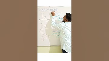 Altitude of triangle & Orthocentre | Point of concurrence of altitudes | Mathematics