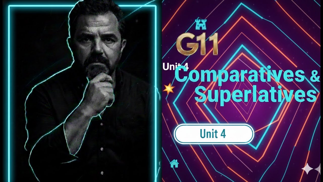 شرح Unit 4 تانية ثانوي انجليزي 💥منهج جديد- شرح المقارنة والتفضيل 👀 شرح comparatives superlatives