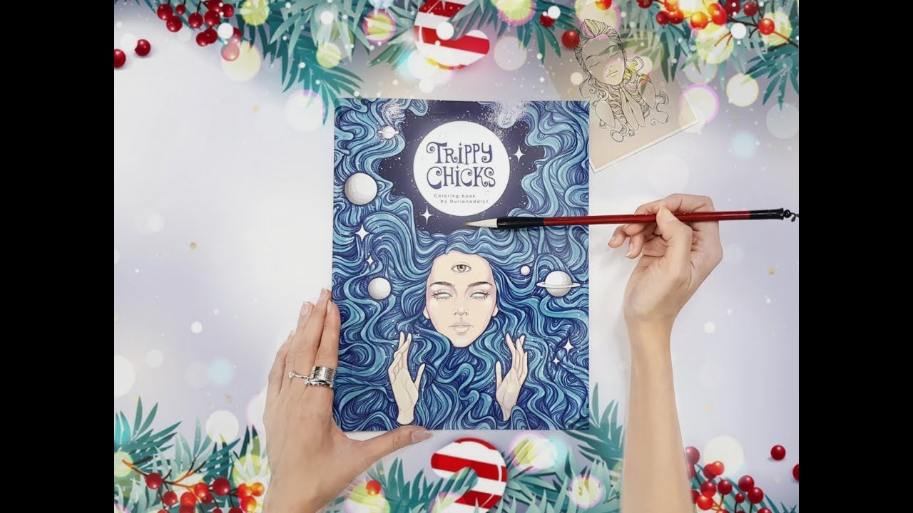 Trippy Chick Coloring Book By T. Fallon - YouTube - Trippy Chick Coloring Book By T. Fallon - YouTube