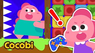 Trapped In a Video Game! Save Mom Challenge😱 + More Fun Songs for Kids | Cocobi screenshot 5