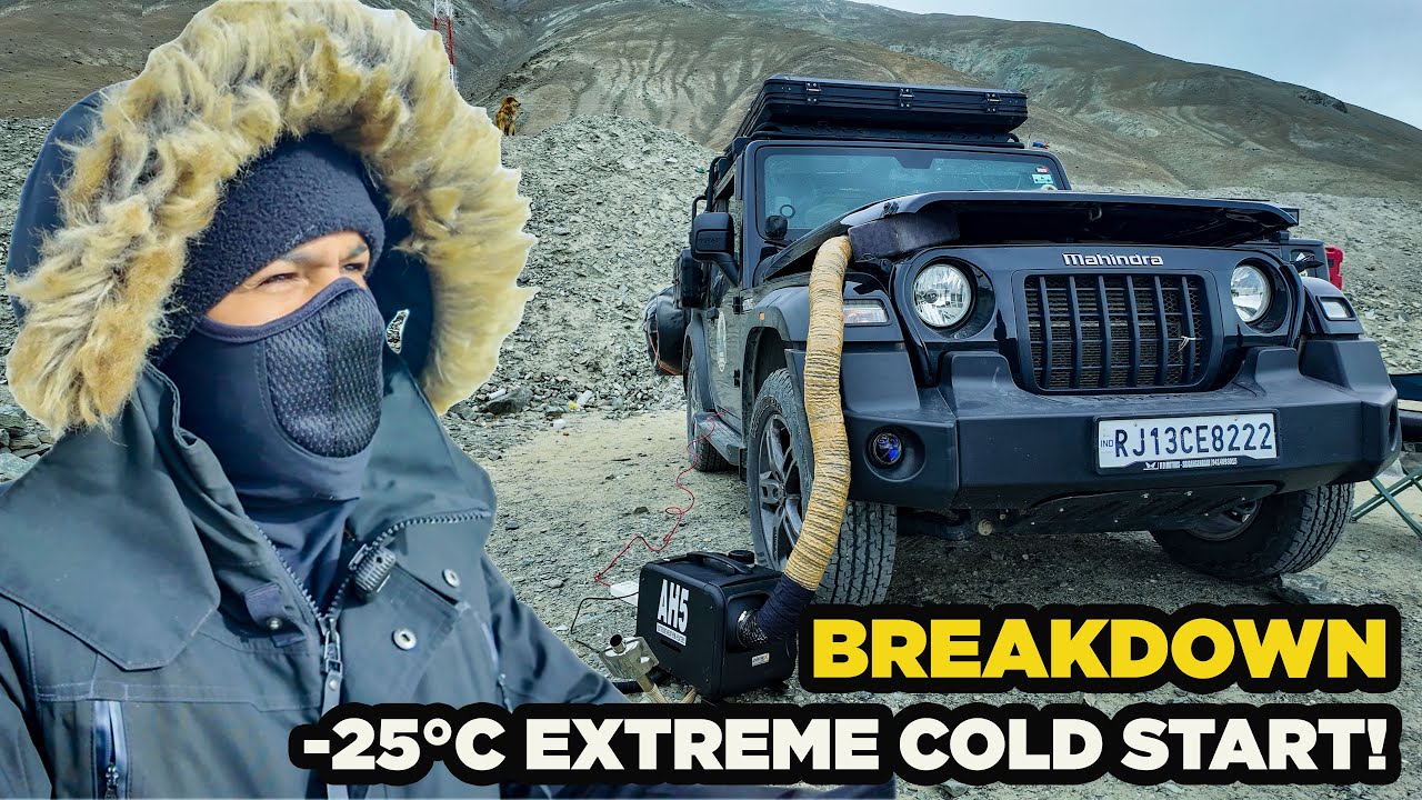 How I Survived a -25°C Diesel Breakdown in Ladakh!