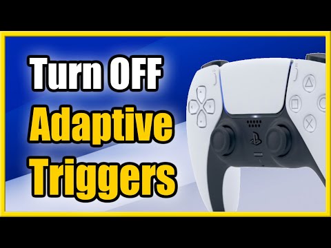 Video: Hoe adaptieve triggers ps5 uitschakelen?