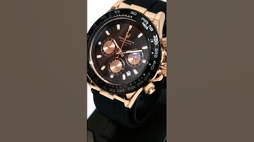 Rose Gold Sports: Moon Phase Elegance for Men!#luxurywatches #watchcollector #watches #watch