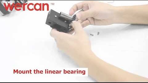 Assemble the right end of the X axis  prusa I3