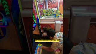 BIG RIG GAME| 12000 tickets won from single game| #arcade #bestarcadegames #timezone #viral #winner#