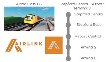 SCR Timelapse AirLink Class 185 (Double), Stepford Central - Terminal 3