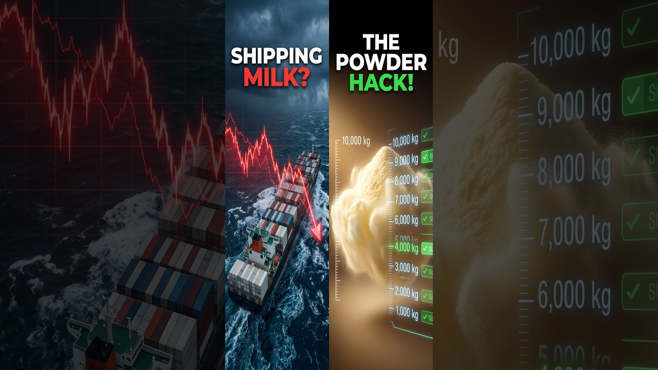The Billion-Dollar Milk Trick #shortvideo #tricks #milk #powder