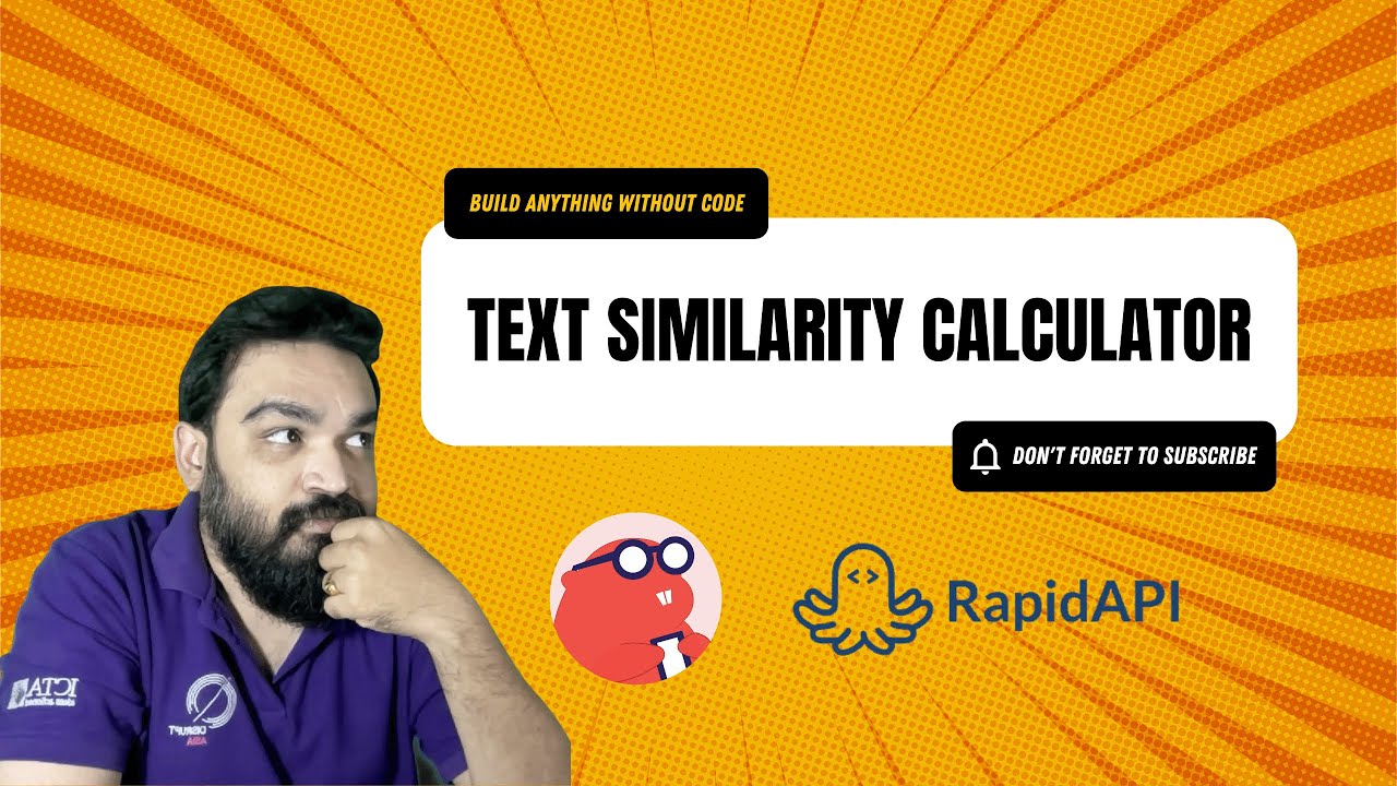 Text Similarity Calculator in Thunkable using REST API | No Code ...
