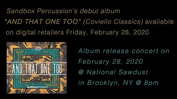"AND THAT ONE TOO" album release trailer
