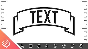 Inkscape Tutorial: Create a Curved Ribbon with Text