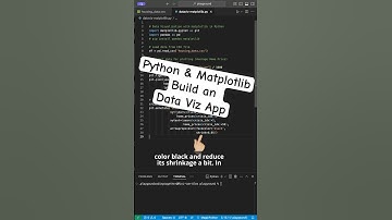 Python & Matplotlib - Build an Data Viz App #python #coding #programming #matplotlib