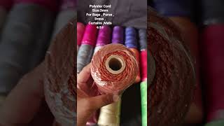 Polyster Cord for Bags , Purse , Dress , Curtains ,Mats #polystercord #yarn #crochet #macrame