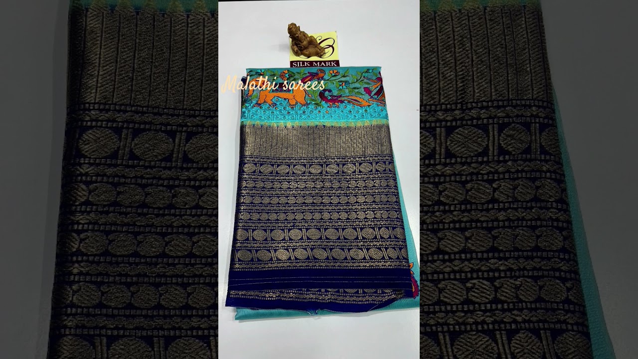 Pure dupion Silk saree❤ Silk mark certified✅😍 light weight saree🎉 Price 6800+$🎀