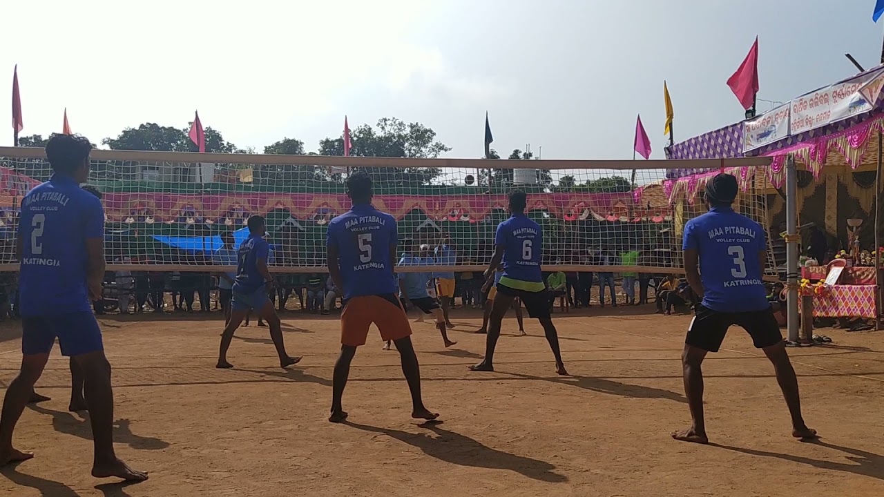 Adava vs St. Mohana Ganjam Dhaba volleyball At katringia.Anaconda, Mitu, Rama vs Badal, Situ,Ujal