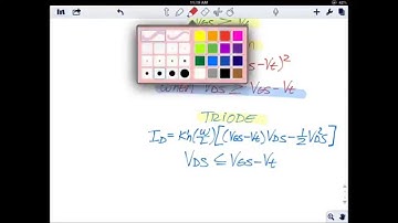 MOSFETS TUTORIAL NMOS EX. 1 Part 1