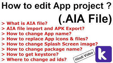 How to edit an AIA File App Project? | Reskin Apps | App Inventor/Kodular App Editing
