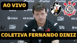 COLETIVA FERNANDO DINIZ AO VIVO - VASCO X CORINTHIANS DIRETO DO MARACANÃ