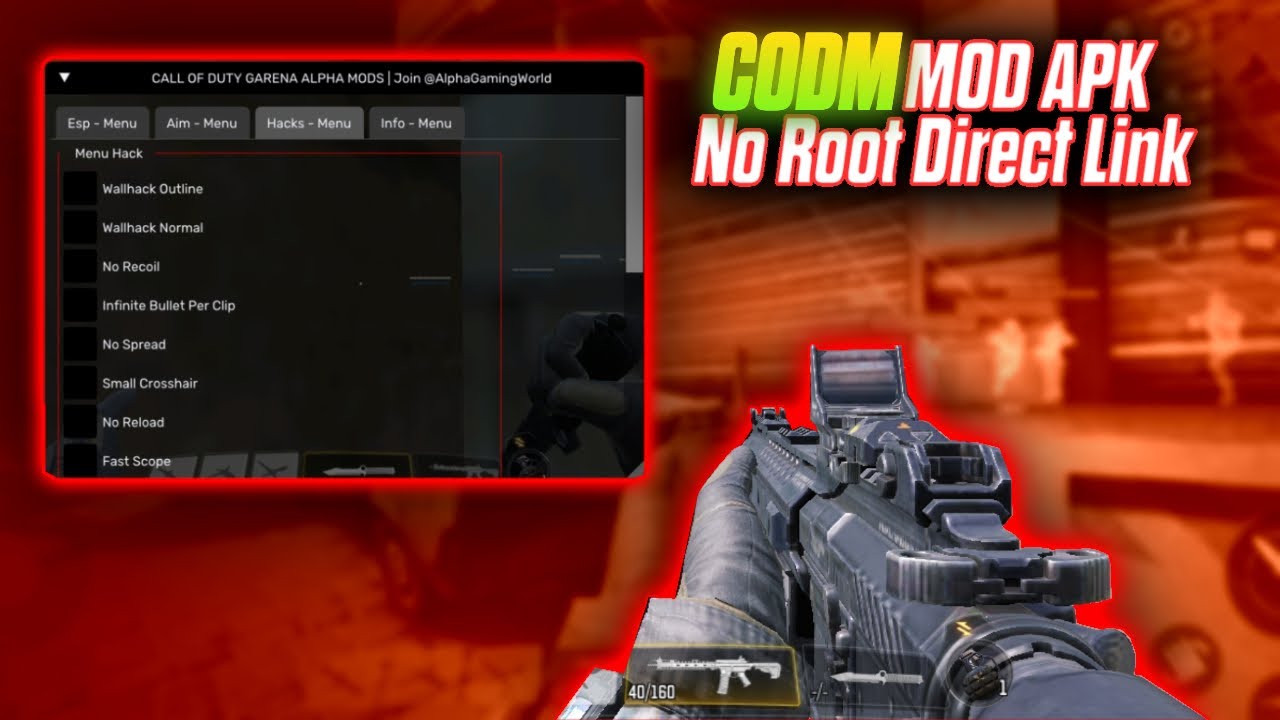 Call of Duty Mobile Mod Apk 1.0.42 (Mod Menu/Aimbot)