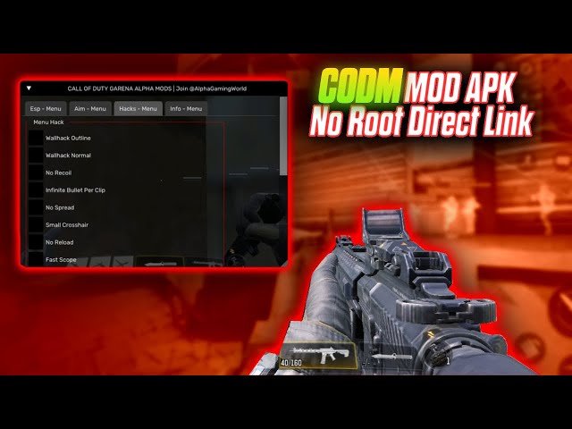 Call of Duty Mobile Mod Apk 1.0.42 (Mod Menu/Aimbot)