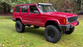 1999 Jeep Cherokee XJ Factory/Stock  Fender Flare Relocation for Larger Tires