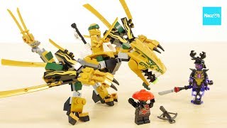 LEGO NINJAGO Legacy Golden Dragon 70666 Build & Review - YouTube