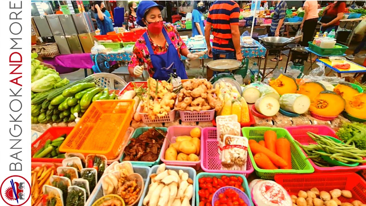 The Daily Temple УТРЕННИЙ РЫНОК Wat Chai Chimphli БАНГКОК