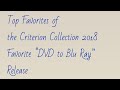 (6 of 10) Top 5 Favorite Criterion 2018 "DVD to Blu Ray" Releases