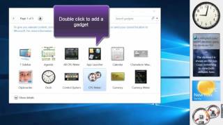 How to install Desktop Gadgets on Windows 10