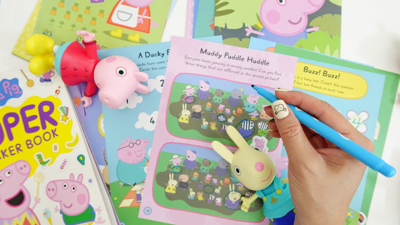 Книга с наклейками Peppa Pig Super Stickers