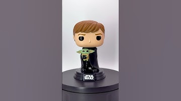 Luke Skywalker with Grogu 482 Funko Pop! STAR WARS the mandalorian #funko #shorts #starwars #disney