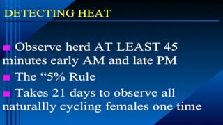 Bruce Carpenter - Cattle Reproduction - Estrus Detection and Sync Lecture - B